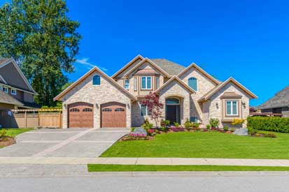 House in a neighborhood
