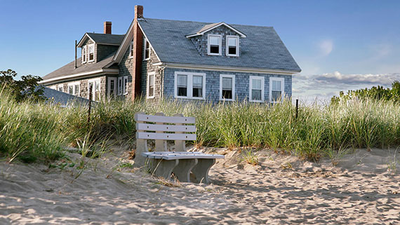 A lone house in middle of woods